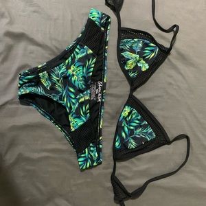 Cabana de Sol, medium bathing suit both